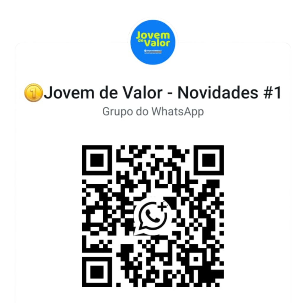Comunidade no Whatsapp sobre educação financeira para jovens