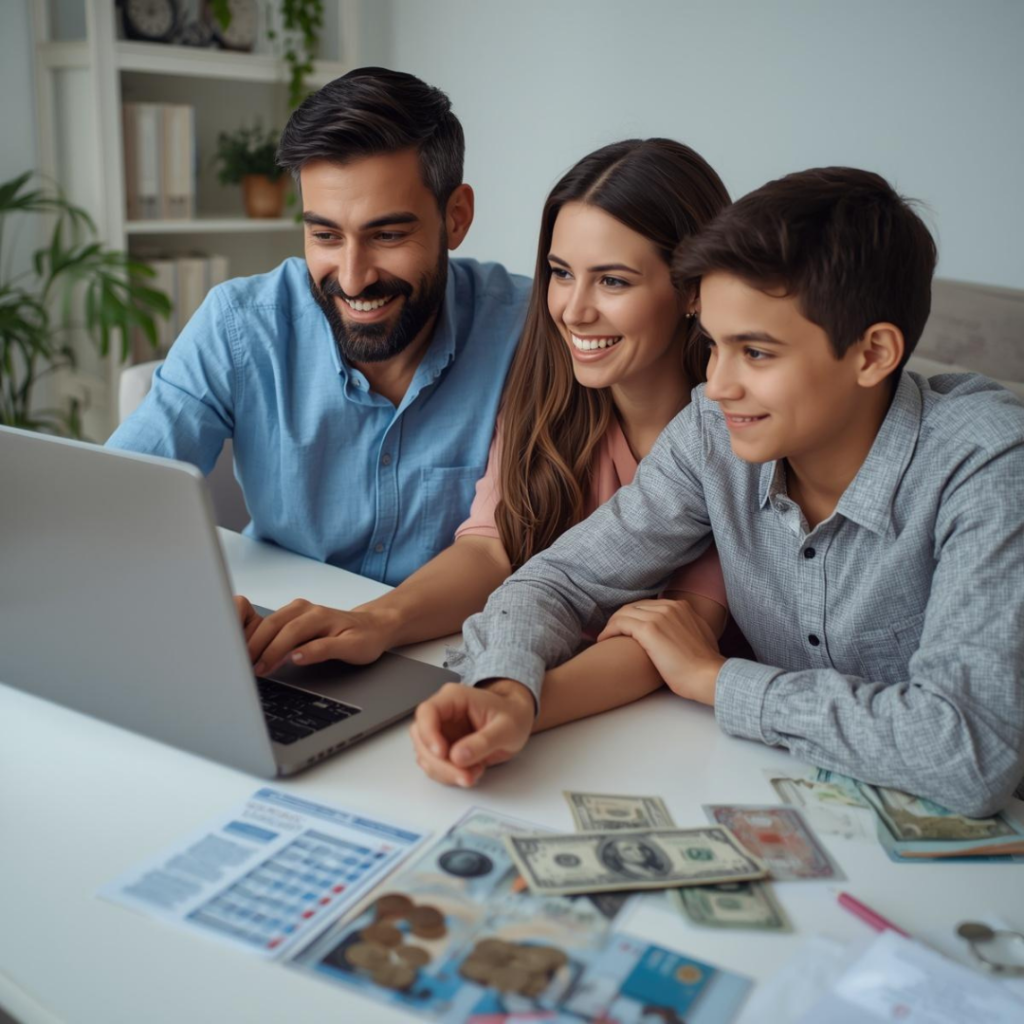 Curso online de educação financeira para pais ensinarem seus filhos